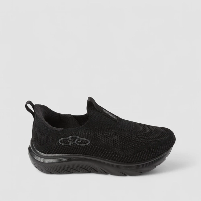 Tênis Olympikus Clic Eleva + Esportivo Masculino Knit Preto