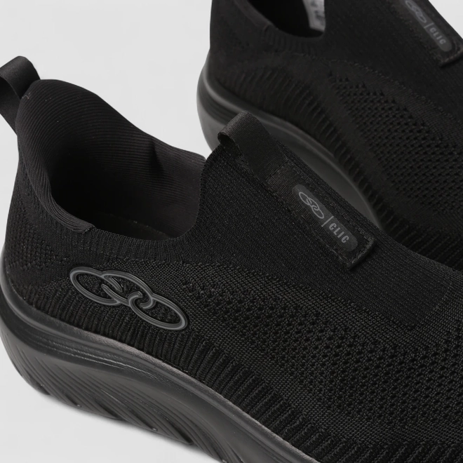 Tênis Olympikus Clic Eleva + Esportivo Masculino Knit Preto
