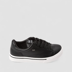 Tênis Via Marte Casual Feminino Pespontos Preto