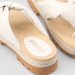 Tamanco Papete Feminino Gabriela Tratorado Off White