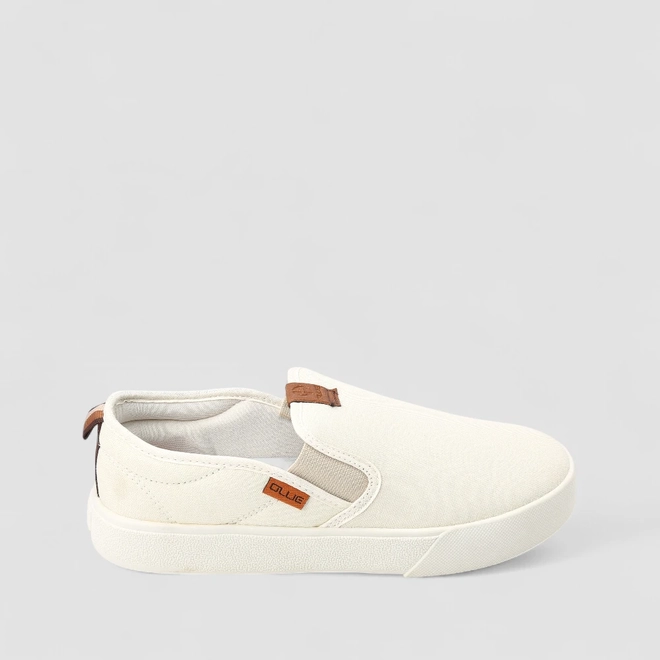Slip On Ollie Originals Indy 2 Detalhe Pespontos Off White