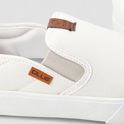Slip On Ollie Originals Indy 2 Detalhe Pespontos Off White