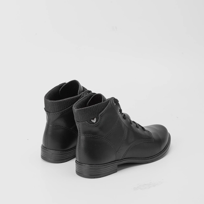 Bota Coturno Feminina Mississipi Detalhe Brilho Preto