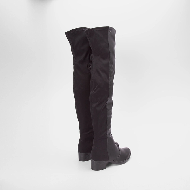 Bota Over The Knee Mississipi Basic Preto