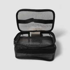 Necessaire STZ Dupla Em Tela Preto