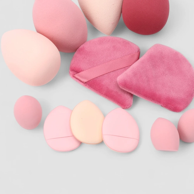 Kit Esponja De Maquiagem Gabriela Beauty Multicolor