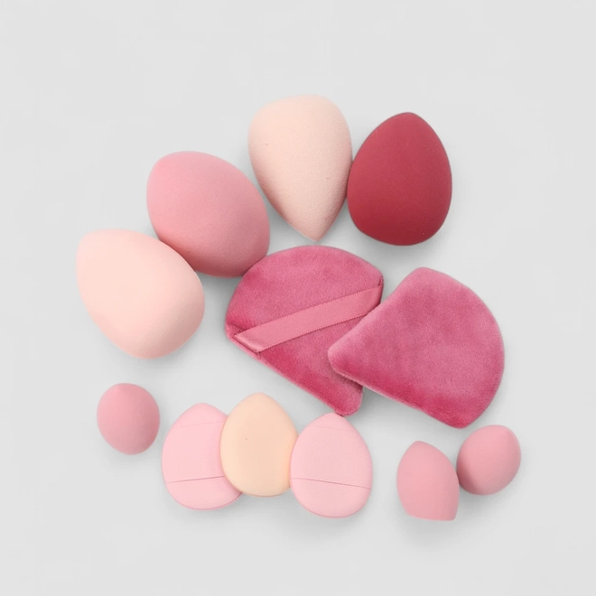 Kit Esponja De Maquiagem Gabriela Beauty Multicolor