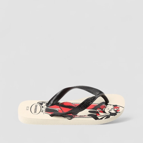 Chinelo Feminino Havaianas Top Disney Bege