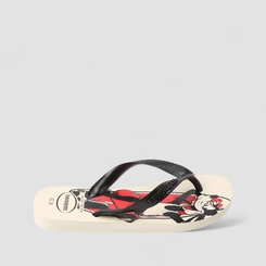 Chinelo Feminino Havaianas Top Disney Bege