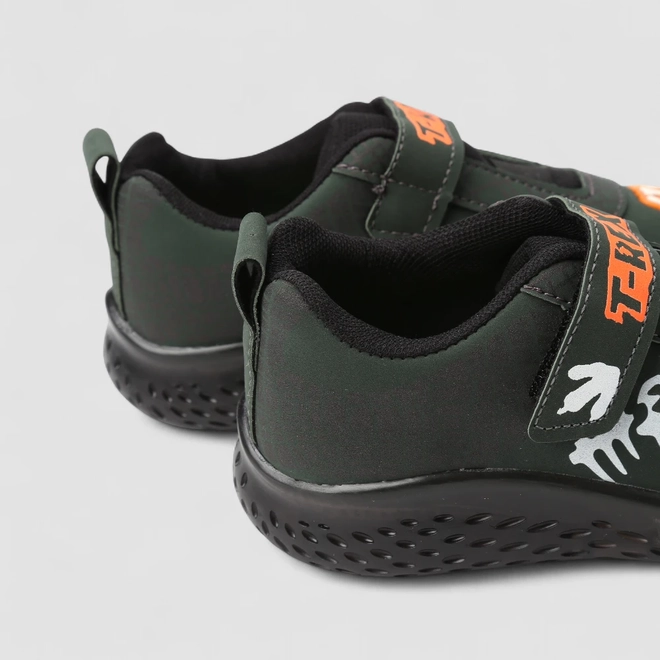 Tênis Infantil Vertus Casual T-Hex Tira Contato LED Verde