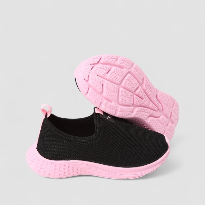 Slip On Infantil Vertus Calce Fácil Preto
