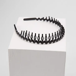 Tiara Gabriela Beauty Detalhe Ondulado & Pente Preto