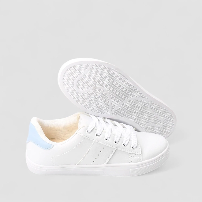 Tênis Penélope Casual Feminino Perfuros Recortes Branco