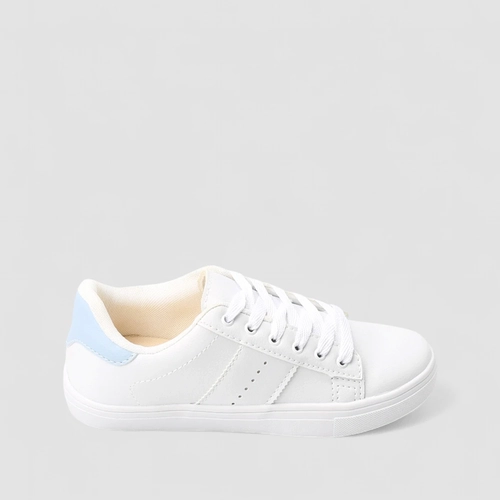 Tênis Penélope Casual Feminino Perfuros Recortes Branco