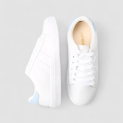 Tênis Penélope Casual Feminino Perfuros Recortes Branco