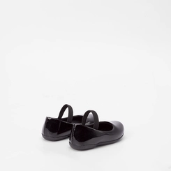 Sapatilha Boneca Baby Gabrielinha Elástico Verniz Preto