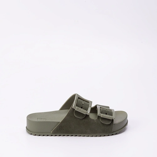 Tamanco Papete Zaxy Partner New Flatform Fivelas Verde