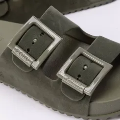 Tamanco Papete Zaxy Partner New Flatform Fivelas Verde