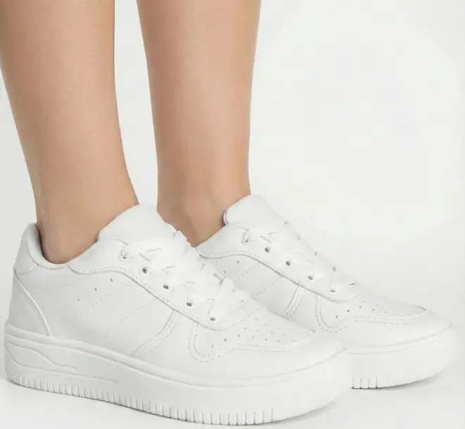 Tênis Casual Feminino Penélope Pespontos Branco