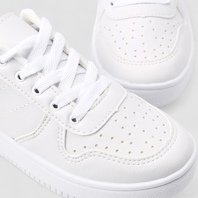 Tênis Casual Feminino Penélope Pespontos Branco