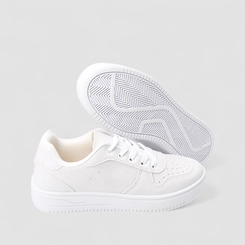 Tênis Casual Feminino Penélope Pespontos Branco
