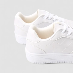 Tênis Casual Feminino Penélope Pespontos Branco
