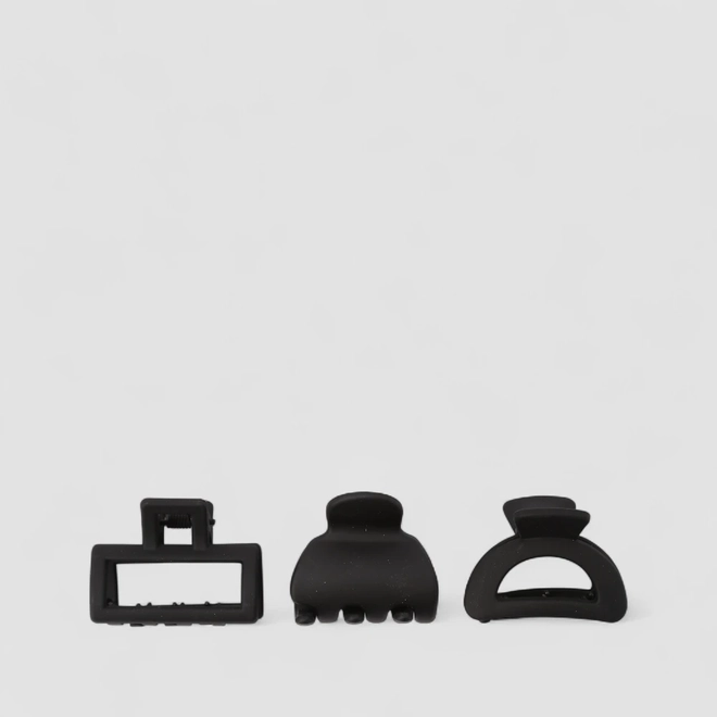 Kit 3 Presilhas De Cabelo Gabrielinha Preto