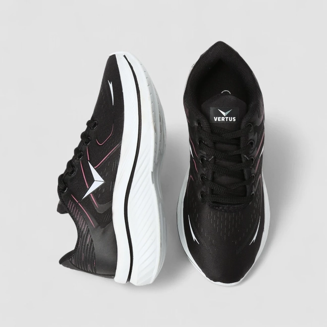 Tênis Esportivo Feminino Vertus Preto