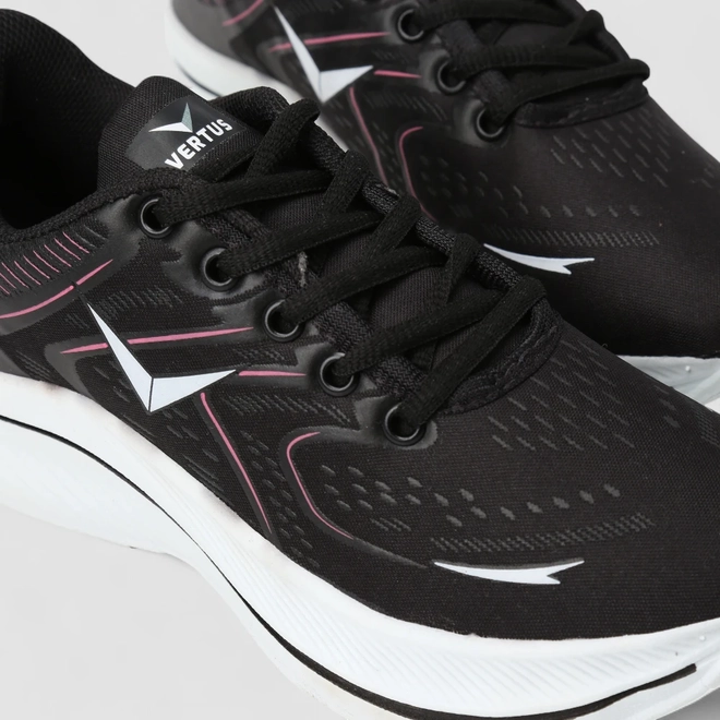 Tênis Esportivo Feminino Vertus Preto