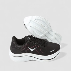 Tênis Esportivo Feminino Vertus Preto