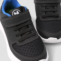 Tênis Casual Infantil Molekinho Sport Refresh Mesh Tira Contato Preto