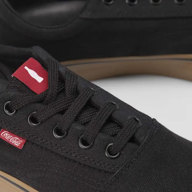Tênis Coca Cola Surplay Canvas Casual Feminino Bege & Preto