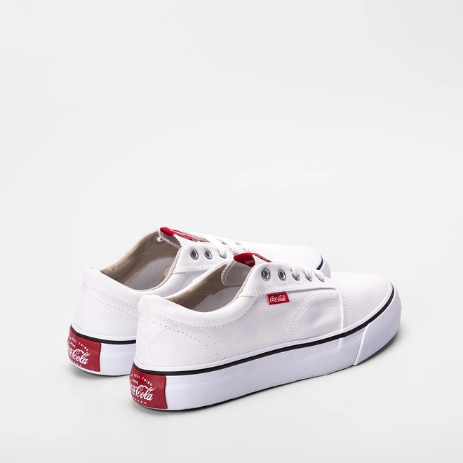 Tênis Coca Cola Surplay Canvas Casual Feminino Branco