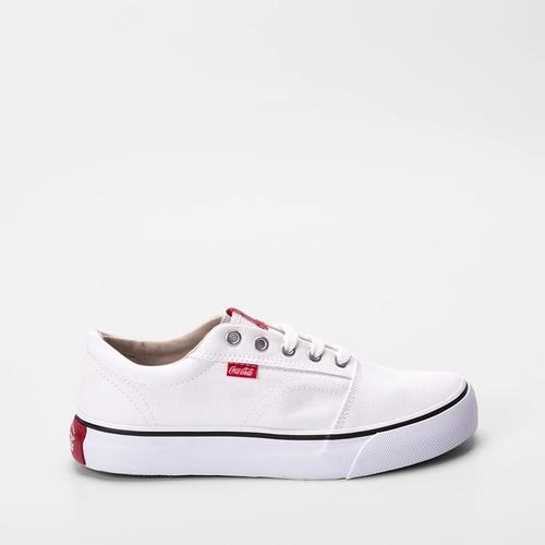 Tênis Coca Cola Surplay Canvas Casual Feminino Branco