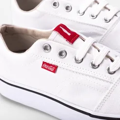 Tênis Coca Cola Surplay Canvas Casual Feminino Branco