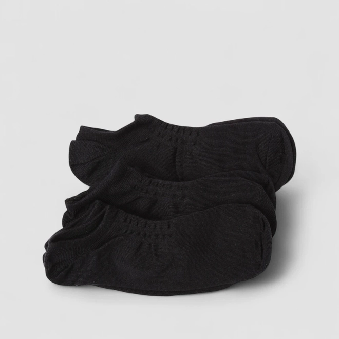 Kit Meia Invisível STZ 3 Pares 34-38 Preto