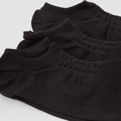 Kit Meia Invisível STZ 3 Pares 34-38 Preto