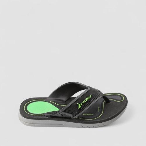 Chinelo Infantil Rider R Line Plus Verde & Preto