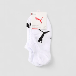 Kit Meia Sapatilha Puma 3 Pares 34-39 Branca