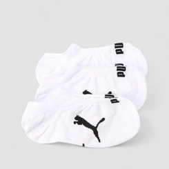 Kit Meia Sapatilha Puma 3 Pares 34-39 Branca