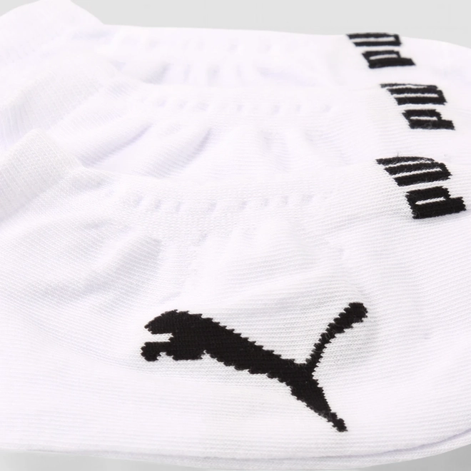 Kit Meia Sapatilha Puma 3 Pares 39-43 Branco