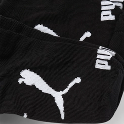 Meia Sapatilha Puma 25-28 Kit 3 Pares Preta