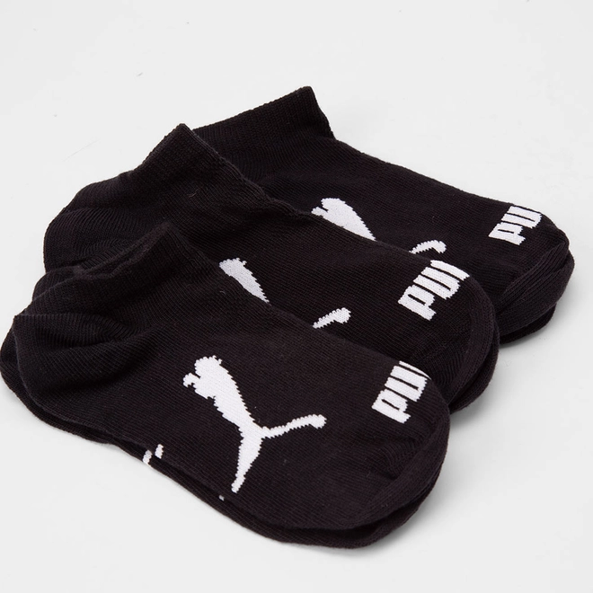 Kit Meia Sapatilha Infantil Puma 3 Pares 29-34 Preta