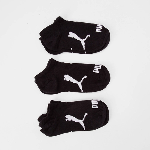 Kit Meia Sapatilha Infantil Puma 3 Pares 29-34 Preta
