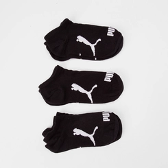 Kit Meia Sapatilha Infantil Puma 3 Pares 29-34 Preta