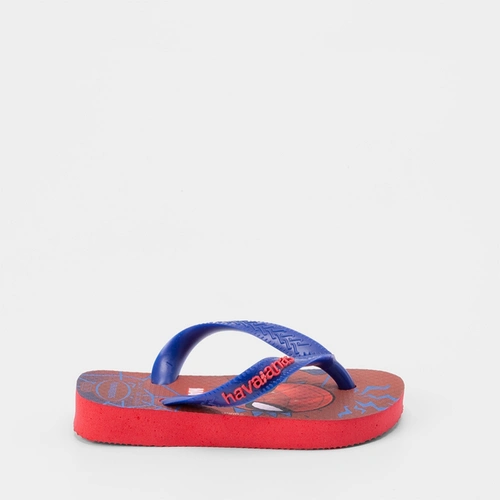 Chinelo Infantil Havaianas Kids Marvel Homem-Aranha Vermelho