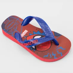 Chinelo Infantil Havaianas Kids Marvel Homem-Aranha Vermelho