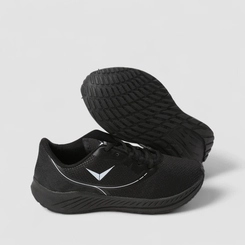 Tênis Vertus Esportivo Feminino Tecido Preto