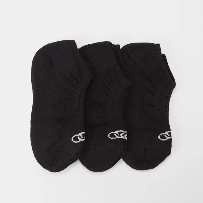 Kit Meia Cano Invisível Feminino Olympikus 3 Pares 33-38 Preto