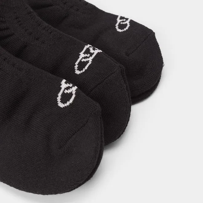 Kit Meia Cano Invisível Feminino Olympikus 3 Pares 33-38 Preto